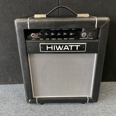 Hiwatt Custom 20 Solid State Guitar Practice Combo Amplifier- Black image 2