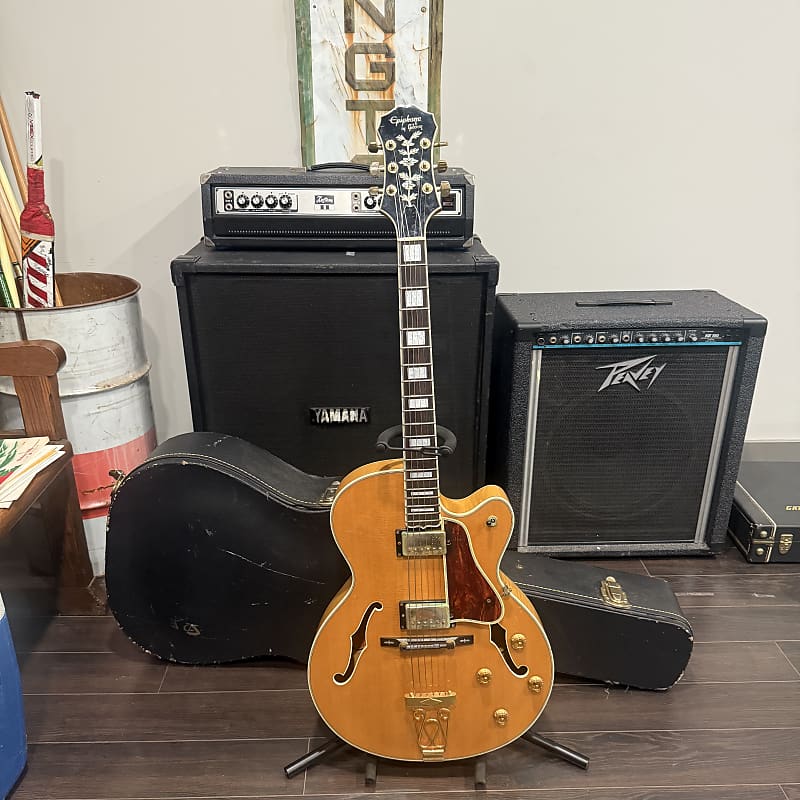 Epiphone Emperor W/PU ナチュラル　年式不明 Epiphone Emperor W/PU ナチュラル 年式不明 Epiphone Emperor W/PU