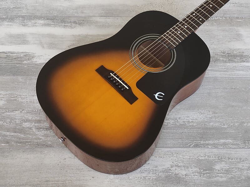 2008 Epiphone AJ-100/VS Acoustic Guitar (Vintage Sunburst) image 1