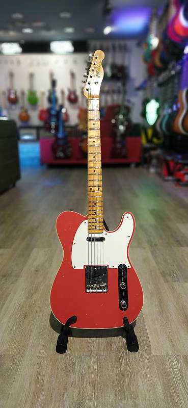 Fender Custom Shop 50s Twisted Telecaster 2020s - Custom Journeyman Relic Aged Tahitian Coral image 1