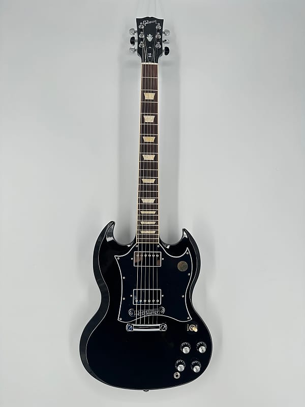 Gibson SG Jr. Cherry with Vintage Maniacs Ebony Block