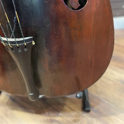 Vintage German 3/4 Flat Back Double Bass image 13