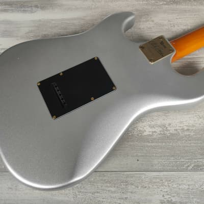 1990's Burns London Club Series Marquee Electric Guitar (Silver) image 8