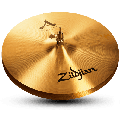 Zildjian A0137 15" A Series New Beat Hi Hat Top Cast Bronze Cymbal with Solid Chick Sound image 2