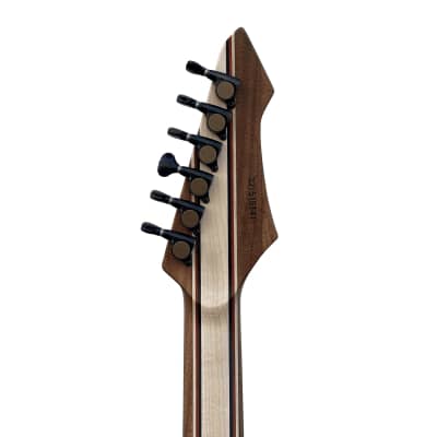 10S HuYang (Mega Soul) Single Humbucker Baritone – HYMM Custom Electric Guitar - Satin Black image 7