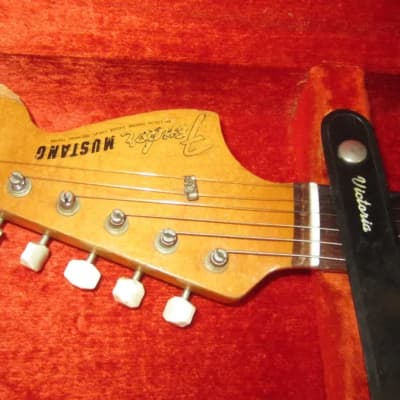 1968 Fender Mustang Red w/ Original Hard Case image 6
