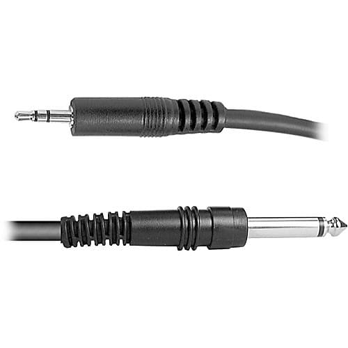 Hosa - CMP-105 - 1/4 inch TS to 3.5 mm TRS Mono Interconnect Cable - 5 ft. image 1