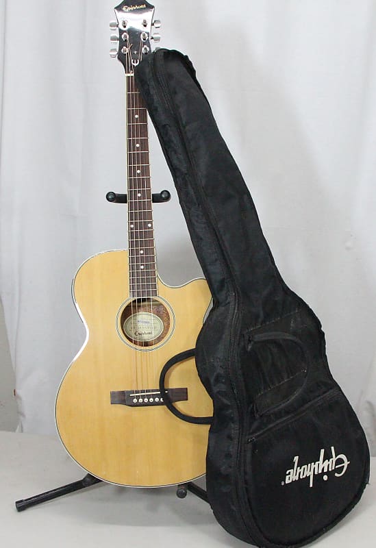 Epiphone PR-4E Acoustic/Electric Guitar Player Pack 2010s - Natural image 1