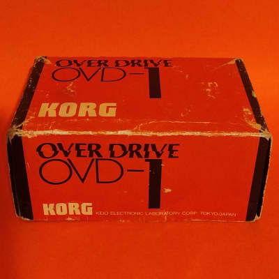 Korg OVD-1 OverDrive made in Japan w/box - JRC4558DV opamp image 12