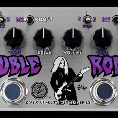 Zvex Double Rock Vexter Dual Distortion Pedal