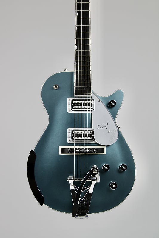 Gretsch G6134T 140 LTD 140th Double Platinum Penguin with String Thru Bigsby Ebony Fingerboard Two Tone Stone Platinum Pure Platinum 2022 w OHSC