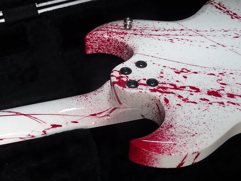 Washburn SI-60 Scott Ian Limited Run White/Blood Murder