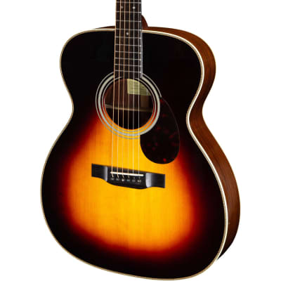 Eastman E20OM Orchestra Model Thermo Cure Acoustic Guitar - Sunburst image 1