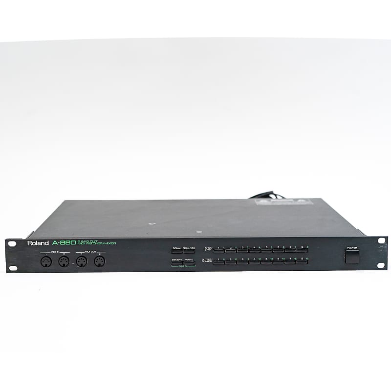 Roland MIDI PATCHER/MIXER 「A-880」 Roland A-880 8 IN/8 OUT MIDI PATCHER MIXER Midi PatchBay