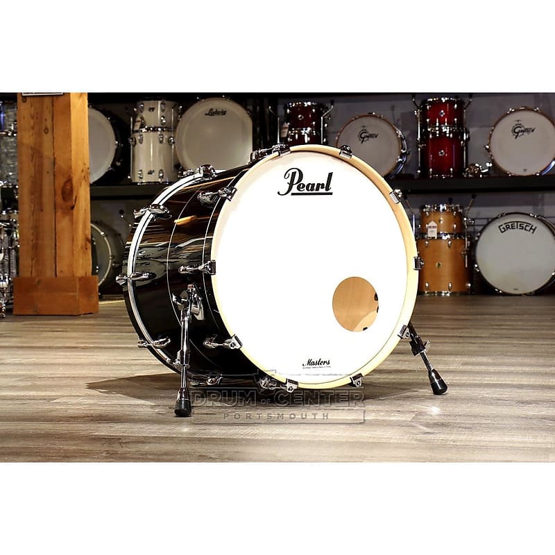 Pearl Masters Maple Complete 24x14 Bass Drum Quicksilver Reverb 1596