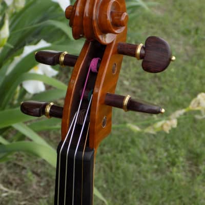 Handmade Soloist level Violin, 2022 Dark Brown, Built in USA by Crow Creek Fiddles image 4