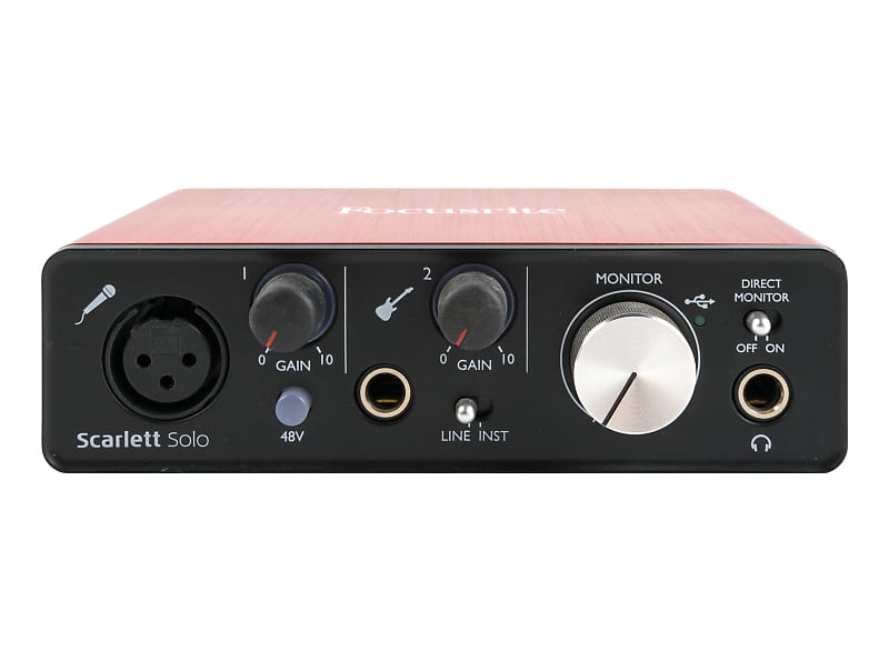 Focusrite Scarlett Solo Gen2 - 24/96 2 In, 2 Out USB 2.0