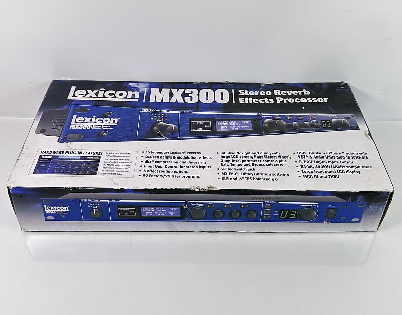 Lexicon ステレオリバーブ マルチエフェクトプロセッサー MX300 MX300