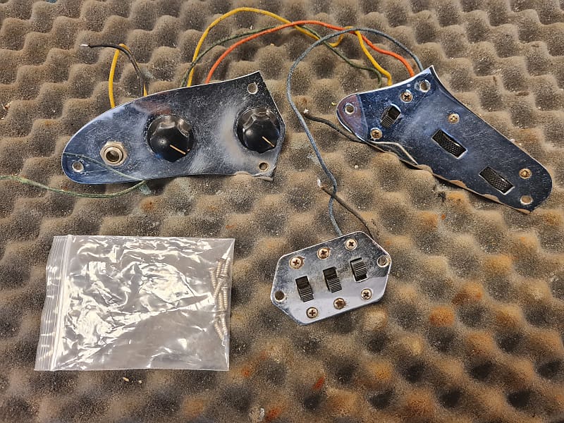 Fender Jaguar 1962 Complete Harness and Plates Reverb