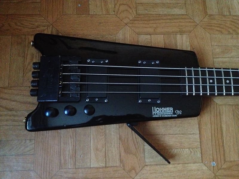 80's 1987 Hohner B2 Headless Bass Guitar First Edition With | Reverb