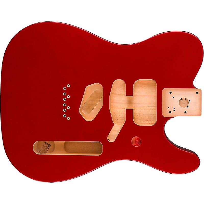 Fender Deluxe Telecaster Alder Body Candy Apple Red Reverb