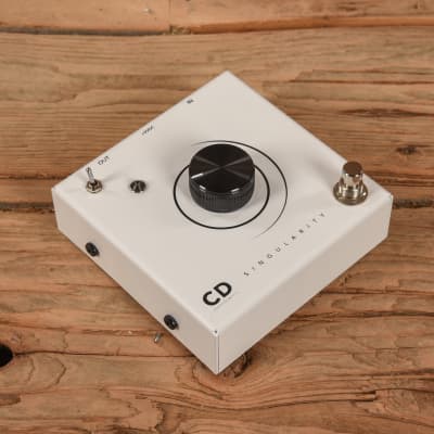 Collision Devices Singularity One Knob Fuzz Pedal White image 1