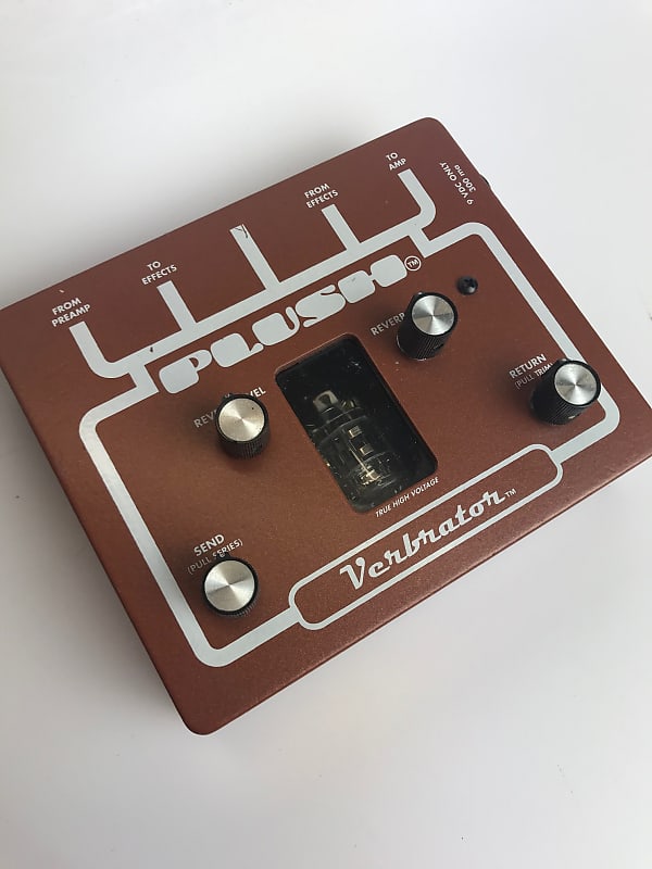 Fuchs Verbrator Reverb pedal with Buffered Effects Loop Reverb UK