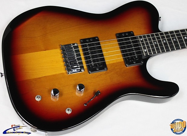 Carvin USA Custom Shop TL60 HH Tele Style Electric Guitar w OHSC Sunburst 36878