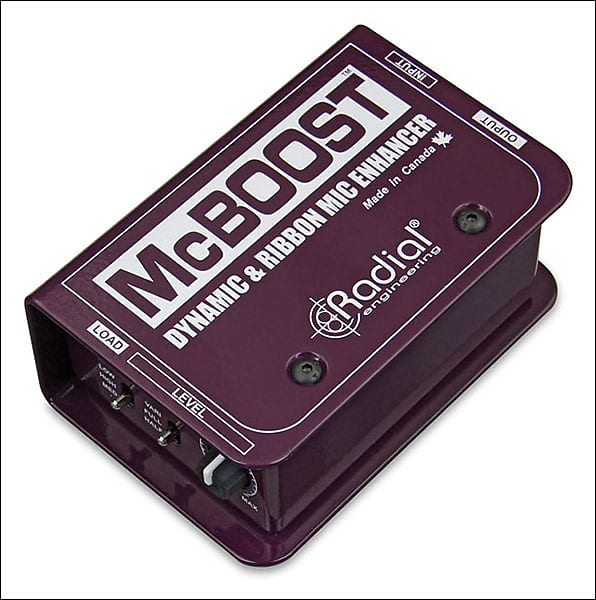 Radial McBoost Microphone Signal Intensifier