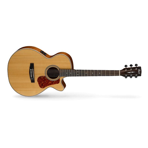Cort L-100F EQ Natural Satin Acoustic Guitar image 1