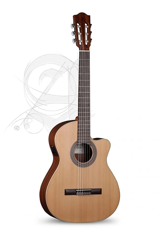 Alhambra 1OP-CW-EZ Acoustic/Electric Classical with Cutaway image 1