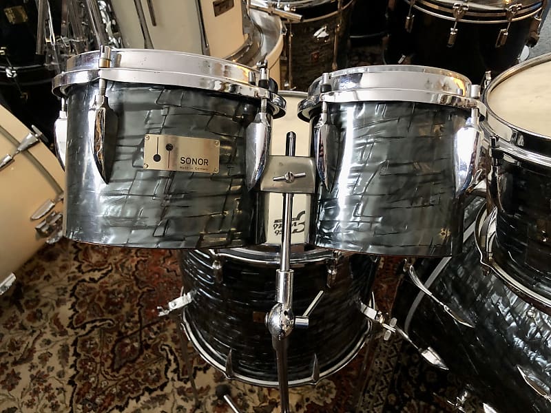 Sonor 1974 Champion Series Kit w/ Hardware in Metallic Silver