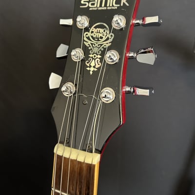 Samick Artist Series Les Paul Electric Guitar w/ Darkmoon Pickups LC-650 Sunburst w/ Gotoh Tuners #313 image 9