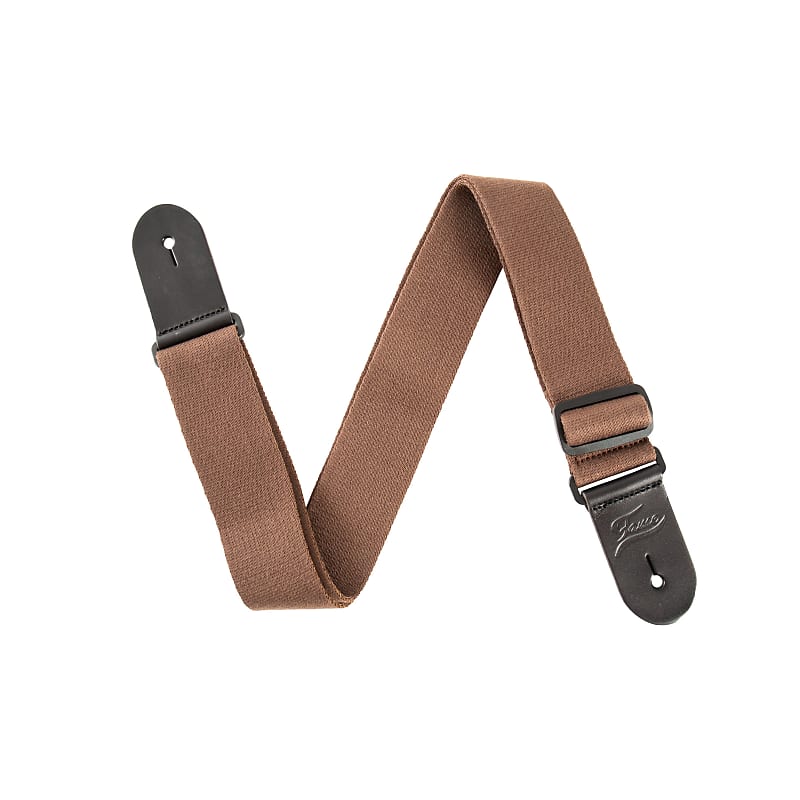 Fame Cotton Bass/Guitar Strap (Brown) Strap for Guitars Reverb