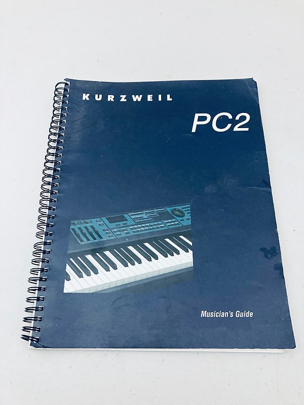 Kurzweil PC2 Original Factory Released Owner's Manual - Excellent • Free S/H image 1