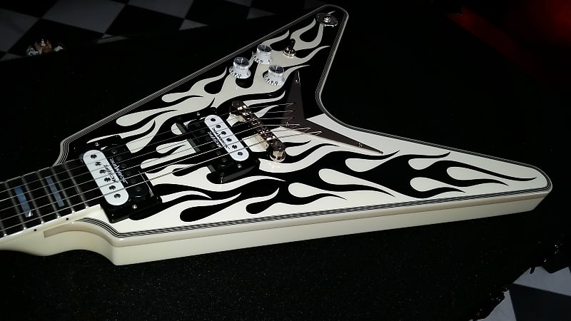 DEAN フライングV フレイム MS（エレクトリックギター、Michael