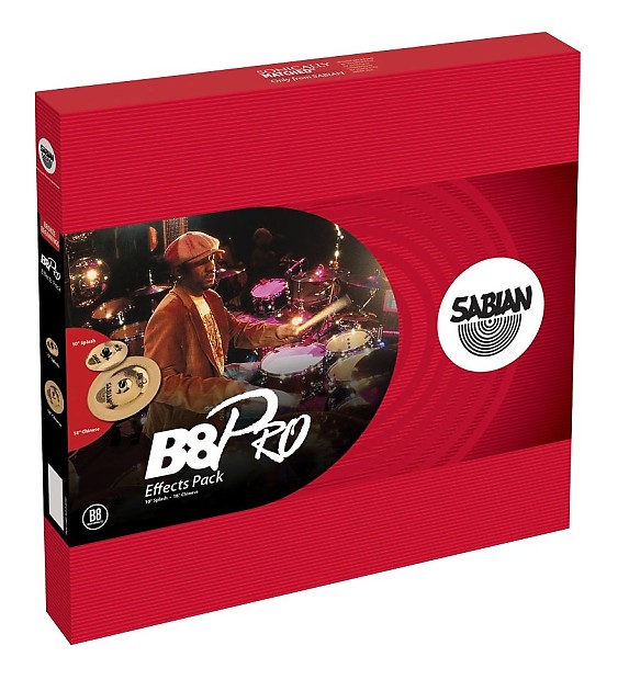 Sabian 35005B B8 Pro Effects Pack 10/18" Cymbal Set image 1