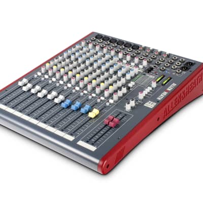 Allen & Heath AH-ZED12FX 6 Mic Line + 3 Stereo, 4 aux sends, 3 band swept mid EQ., 24 bit effects with 16 presets, 2 x 2 USB I/O, 100mm Faders image 1