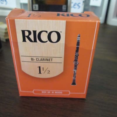 Rico RCA1015 Bb Clarinet Reeds - Strength 1.5 (open box of 9) New Old Stock image 1