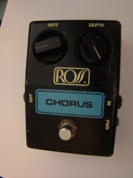ROSS CHORUS PEDAL VINTAGE ANALOG R88 BLACK BLUE | Reverb