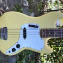 1976 Fender Musicmaster Bass  - Olympic White - OHSC