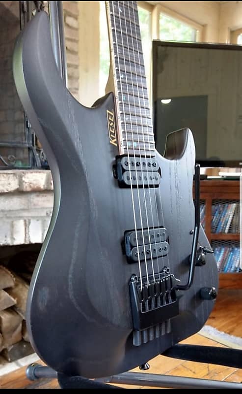 Kiesel Osiris 6 Lefty Poplar Burl Natural – Ish Guitars