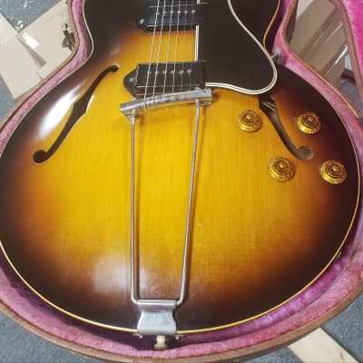 Gibson ES-225 w/Original Case 1958 Sunburst image 2