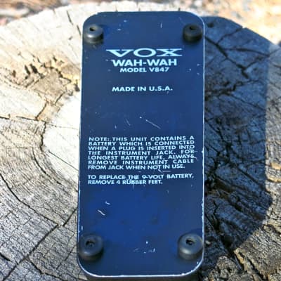 Vintage Vox Wah Pedal Made in the USA V847 Modified with True