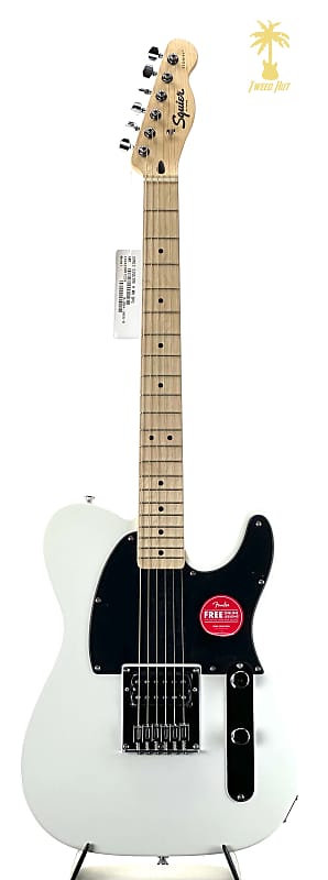 Squier Squier Sonic™ Esquire® H, Maple Fingerboard, Black Pickguard, Arctic  White