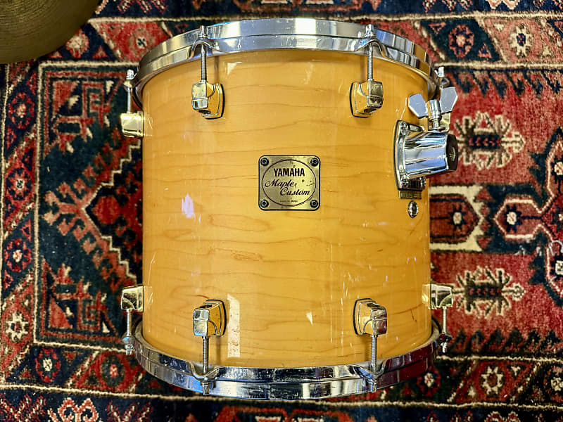 Yamaha 14” x 12” Maple Custom Tom Pre-Yess - Natural Maple image 1