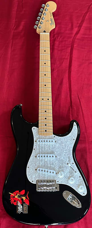 Fender Stratocaster 2004 - Black Special Edition Miller Lite image 1
