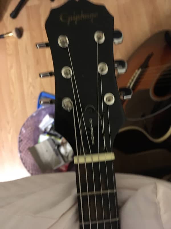 Updated New Pics Epiphone PR-200 EB 1980s Gloss black | Reverb