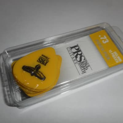 PRS Delrin Punch Guitar Picks (12), .73mm - YELLOW, 106453:003:003:011 image 1