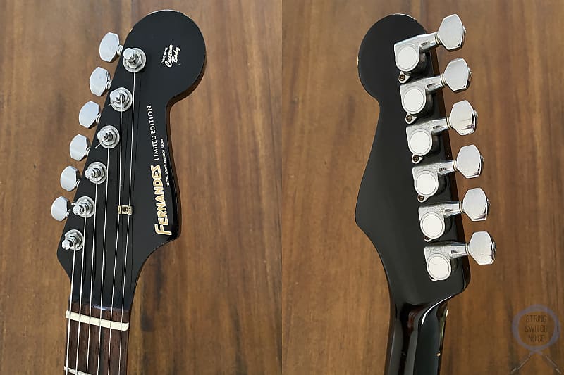 Fernandes Stratocaster, Limited Edition, HH,1987 MIJ, Black Fernandes Stratocaster, Limited Edition, HH,1987 MIJ, Black